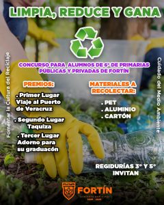 Fortín lanza campaña “Limpia, reduce y gana”.