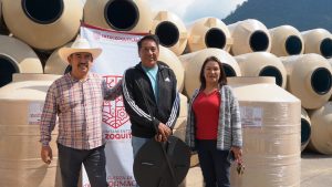 AYUNTAMIENTO IMPLEMENTA ACCIONES PARA GARANTIZAR AGUA SEGURA MEDIANTE ENTREGA DE TINACOS