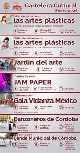 Ayuntamiento de Córdoba invita a eventos culturales.