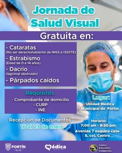 Abren convocatoria para Jornada de Salud Visual