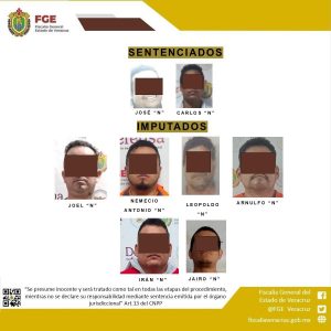 En Coatzacoalcos, Córdoba y Veracruz, la FGE obtiene sentencias condenatorias y realiza imputaciones por diversos delitos