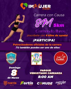Aumentan participantes para la Carrera de la Mujer en Fortín