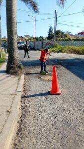 Bachean tramo rumbo al recinto ferial