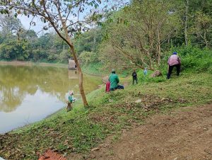 Limpian senderos y Laguna del Tule, en Monte Blanco