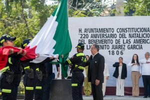 Conmemora Córdoba el 220 aniversario del natalicio de Benito Juárez García