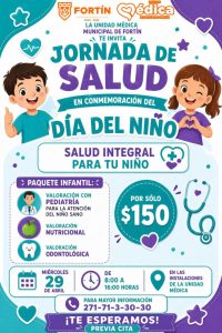 Salud infantil al alcance. Invitan a jornada médica integral en Fortín.