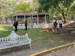 Realizan jornada de limpieza y mantenimiento en la Alameda Murillo Vidal