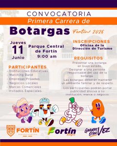 Fortín realizará la Primera Carrera de Botargas el próximo 11 de junio