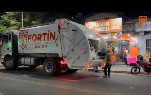 Fortín contará con servicio nocturno de recolección de basura. En zona centro.