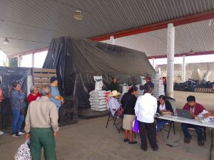 Apoya Ayuntamiento en traslado de fertilizante. A productores fortinenses.