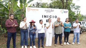 En Monte Blanco, inicia ampliación de red de drenaje sanitario.