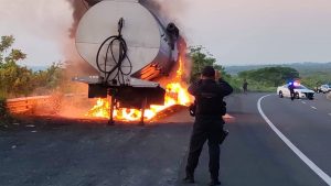 Se incendia tolva con alimento