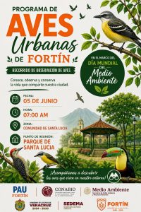 Fortín invita al recorrido de Observación de Aves