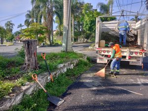 Fortín trabaja en la conservación de espacios públicos