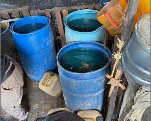 FGR ASEGURA MÁS DE MIL 800 LITROS DE HIDROCARBURO DURANTE DOS CATEOS EN EL ESTADO DE VERACRUZ