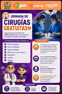 JORNADA DE CIRUGÍAS GRATUITAS