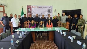 Fortín recibe la Mesa de Seguridad. Anuncian cursos de capacitación.
