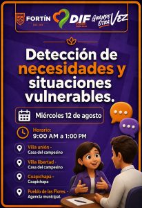 “Escuchamos para servir mejor”: DIF Fortín continúa acercando módulos de atención ciudadana