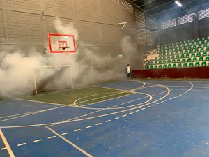 Fortín mantiene la lucha contra el dengue. Fumigan escuelas.